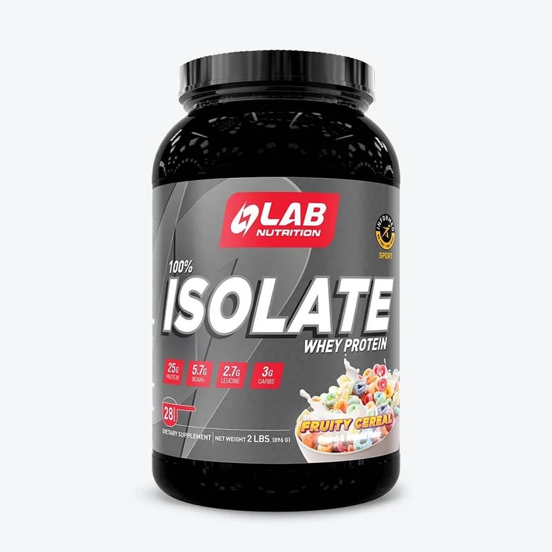 Proteina Isolatada Lab Nutrition Isolate 2lb Fruit Cereal LAB NUTRITION ...