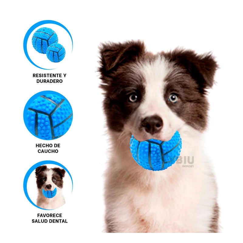 Juguete Resistente de Perros Azul Y Envoltorio de Regalo GENERICO falabella