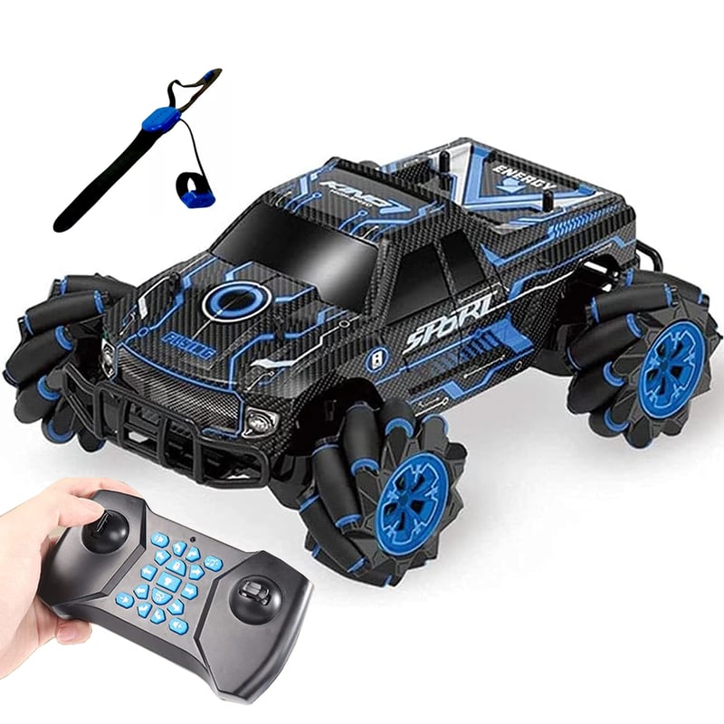 Juguete Carro Todo Terreno Con Control Remoto y Luz Led Azul GENERICO falabella