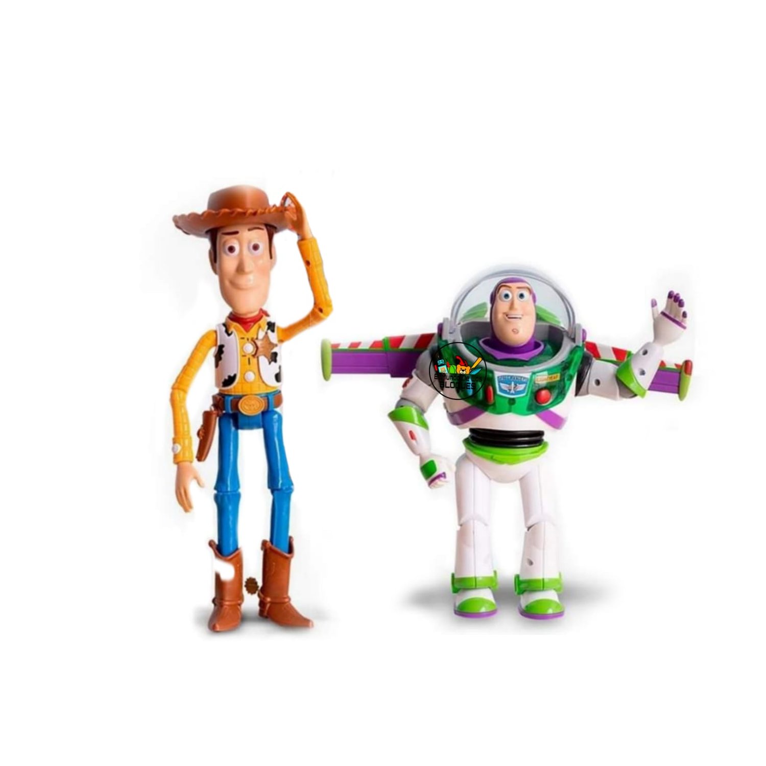 MUNECOS TOY STORY BUZZ WOODY HABLAN GENERICO falabella