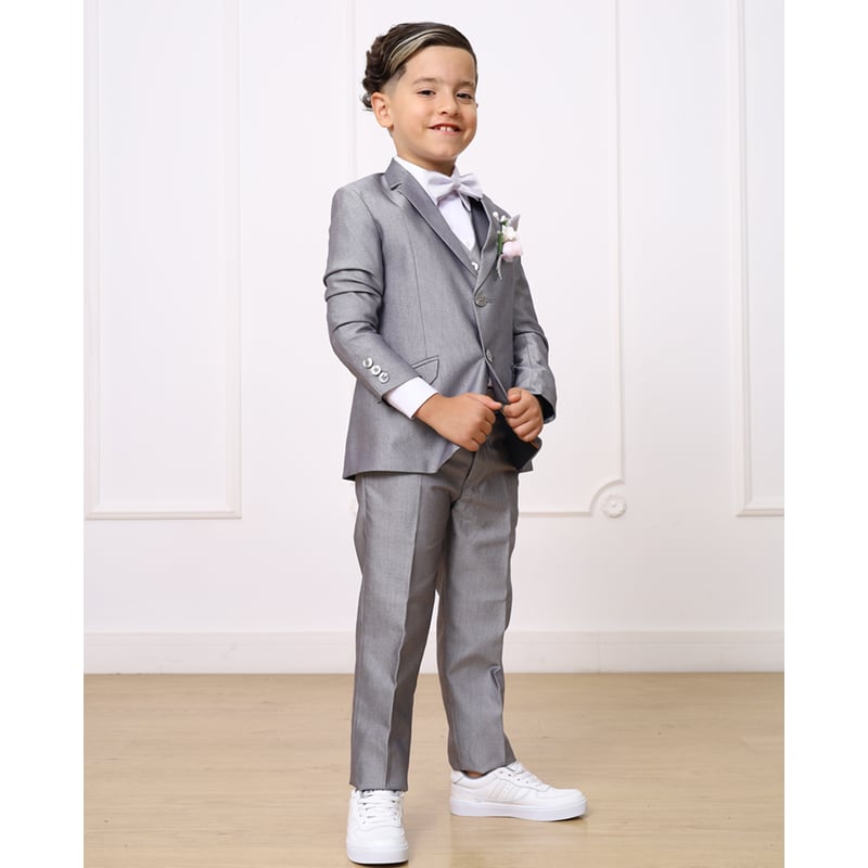 Traje De Piezas Para Niño Esmoquin Blanco (talla 16 Años)