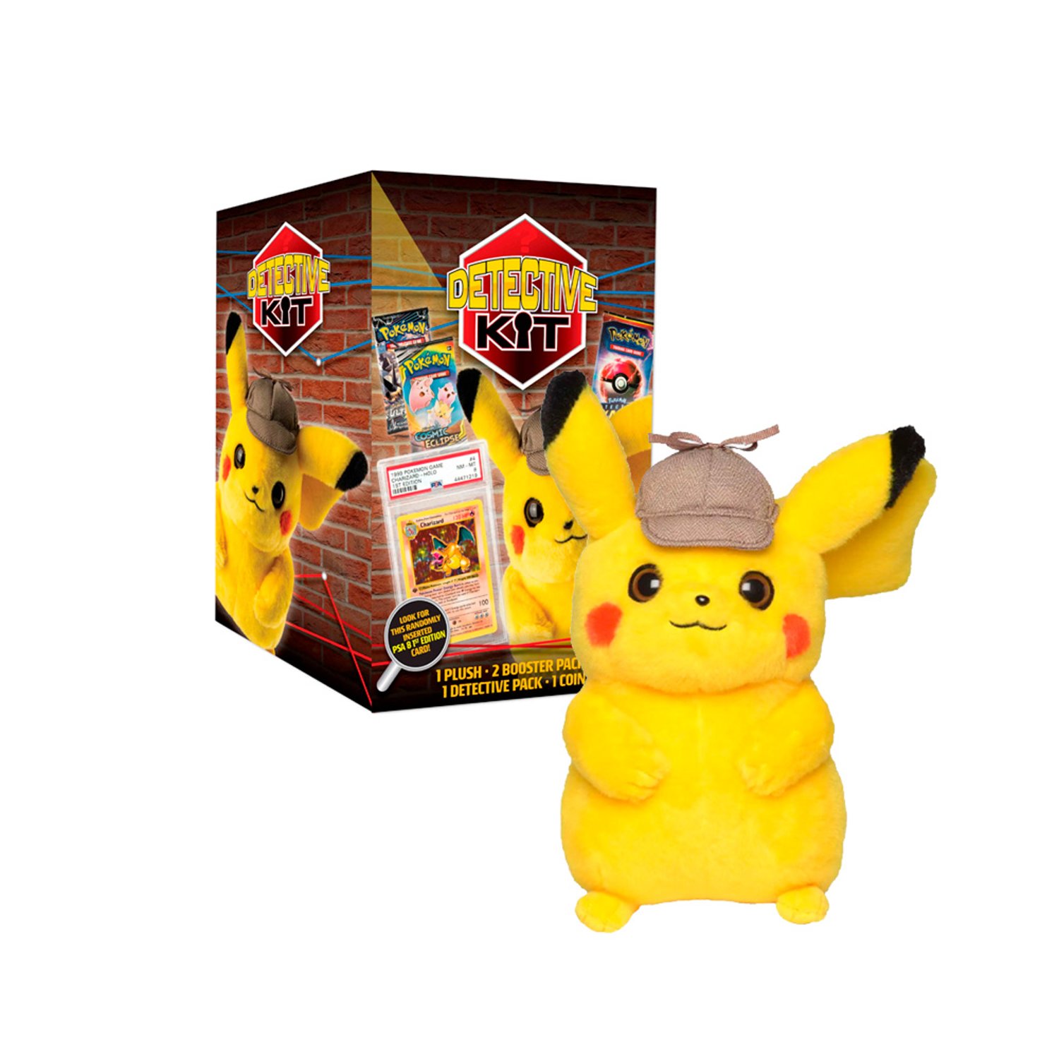Pokemon Peluche Detective Pikachu 25 cm Exclusivo
