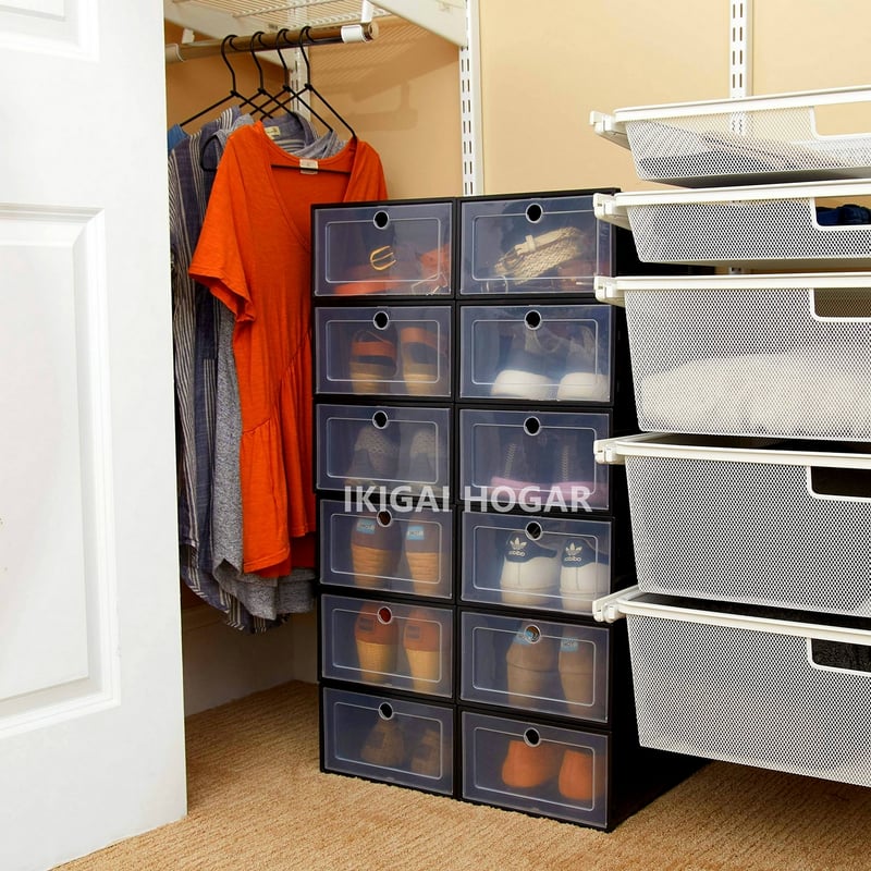 Cajas De Almacenamiento Para Zapatos Transparente Piezas Meses Sin