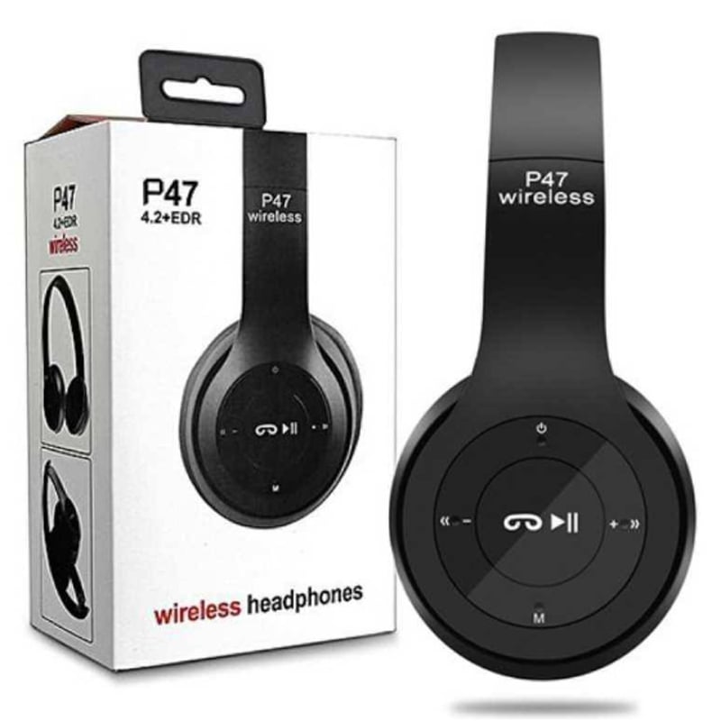 Audífonos P47 con Bluetooth Negro GENERICO | falabella.com
