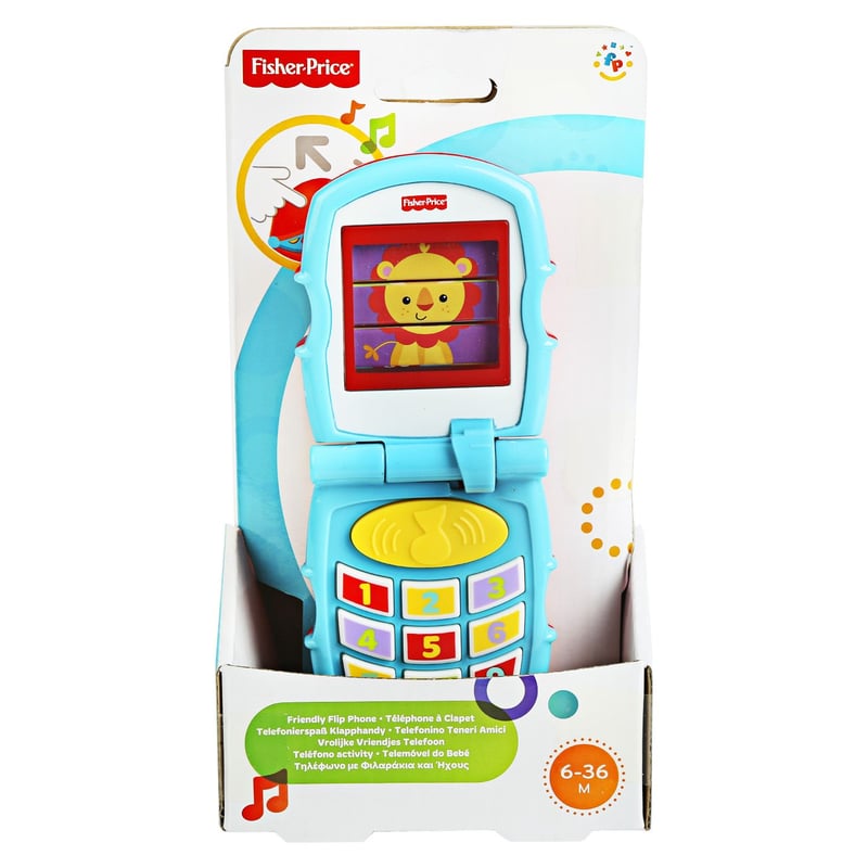 FISHER PRICE - Juguete de Bebé Teléfono Sonidos Divertidos