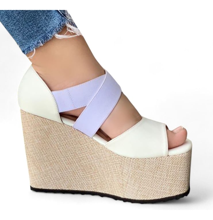 Sandalias Mujer Cuña Planas Tipo Mules - Cerradas Con Pulsera, Cómodas Para Playa Y Casual, Tallas 37-42 EU