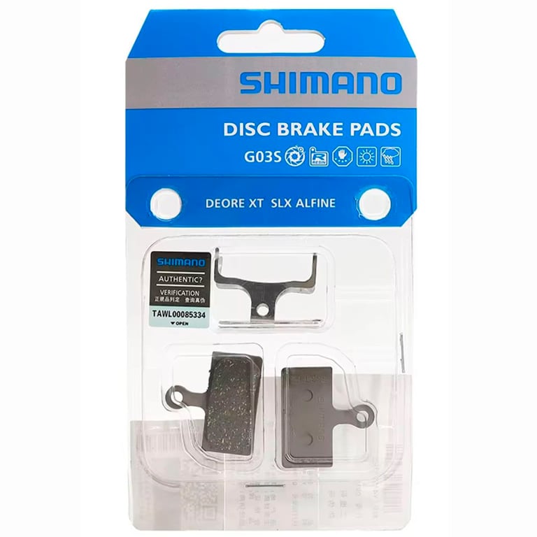 Pastiglie Freno A Disco Shimano G01S/G02S/G03S – Ricambio In Resina Per SLX, Alfine E Modelli Compatibili, Silenziose E Resistente - copertina