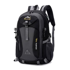 GENERICO - Mochila de camping trekking Negra 40L - Diseño Ergonómico