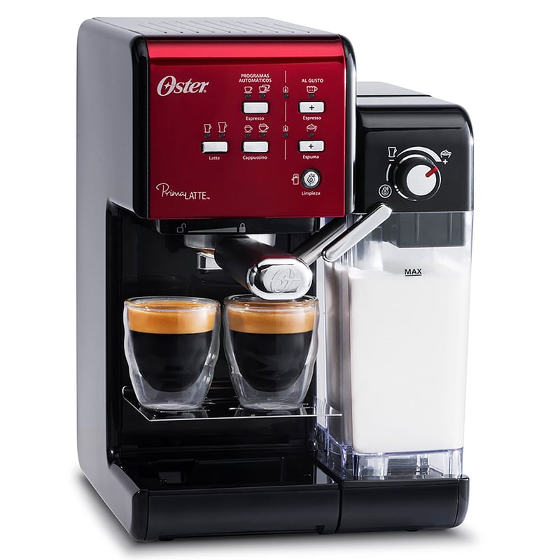 OSTER - Cafetera PrimaLatte¿ Oster 19 bares BVSTEM6701R