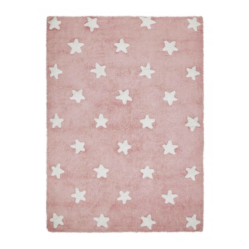 LORENA CANALS - Alfombra Pink Stars White