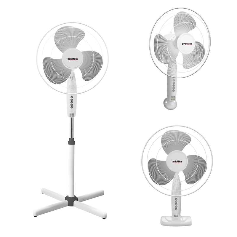 PRACTIKA - Ventilador Altea 3 en 1 Gris y Blanco