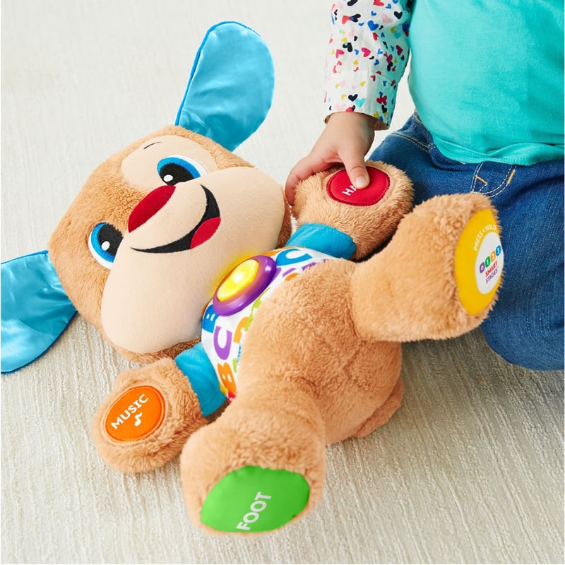 Peluche Perrito Rie Y Aprende Conmigo Fisher Price FISHER PRICE falabella