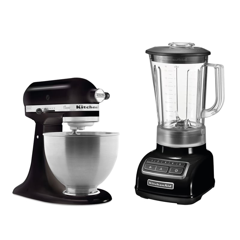 KITCHENAID - Combo: Batidora Clásica Negra + Licuadora Clásica Negra