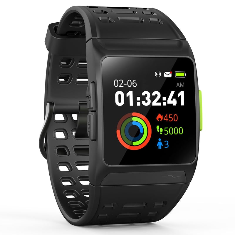 Reloj Deportivo Inteligente Training GPS Total Heart Negro Leotec LEOTEC falabella