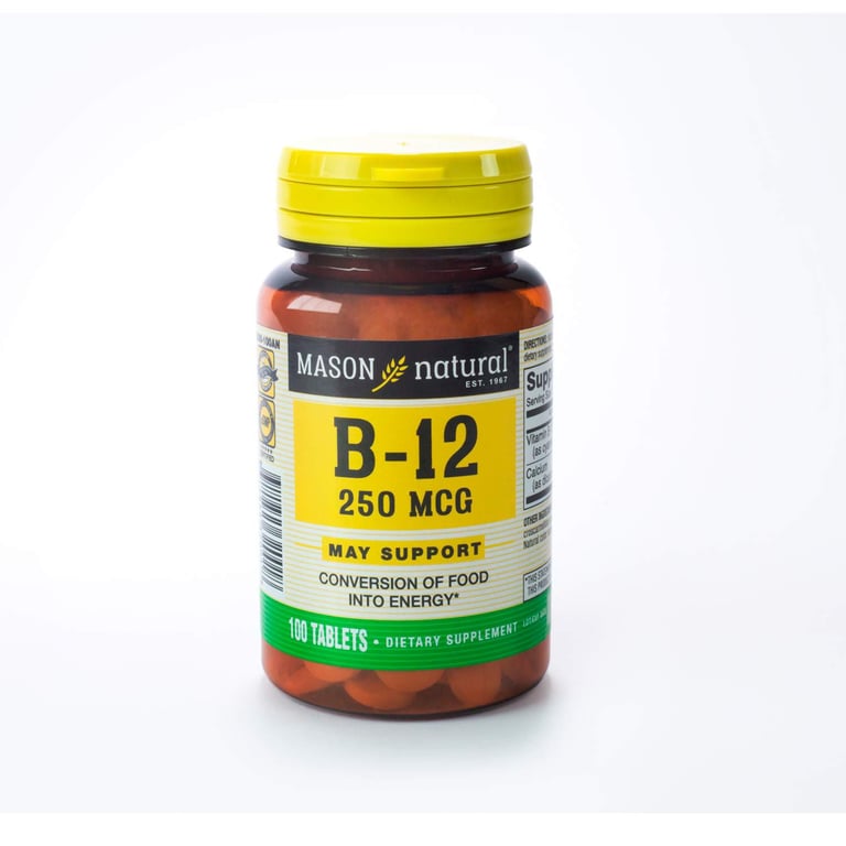 Mason Natural Vitamina B12 250 Mcg 100 Tabletas
