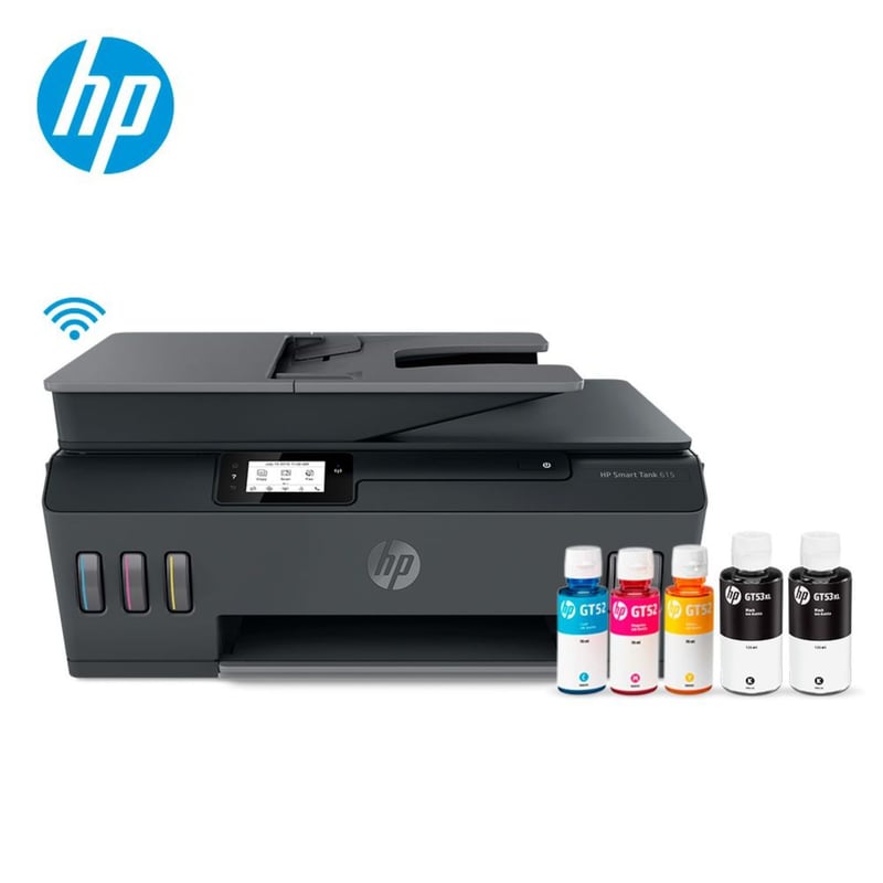 HP - Impresora Multifuncional Smart Tank 615 Wifi