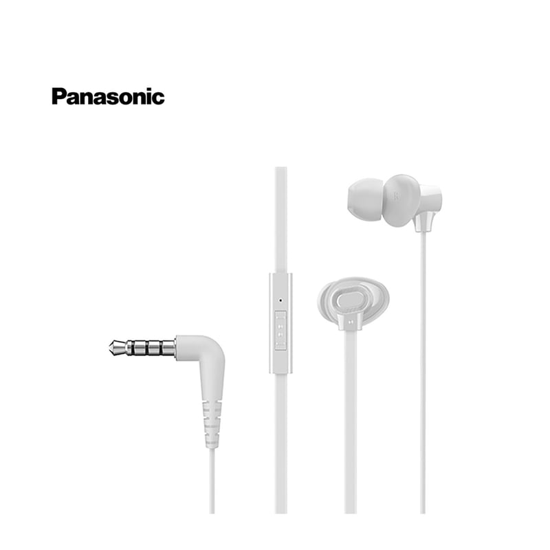 PANASONIC - Audífonos Intrauditivos Panasonic RP-TCM130 C/Micro Blanco