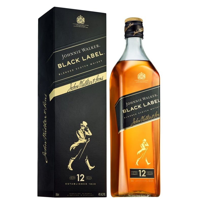 JOHNNIE WALKER - Whisky Johnnie Walker Black Label 750ml