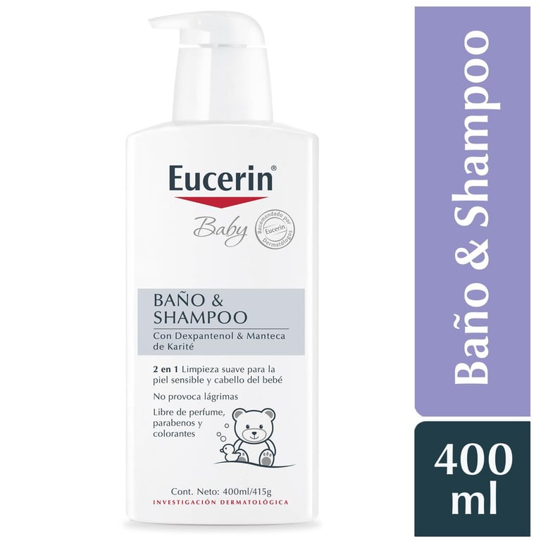 Eucerin Baby Wash And Shampoo 400ml EUCERIN | falabella.com