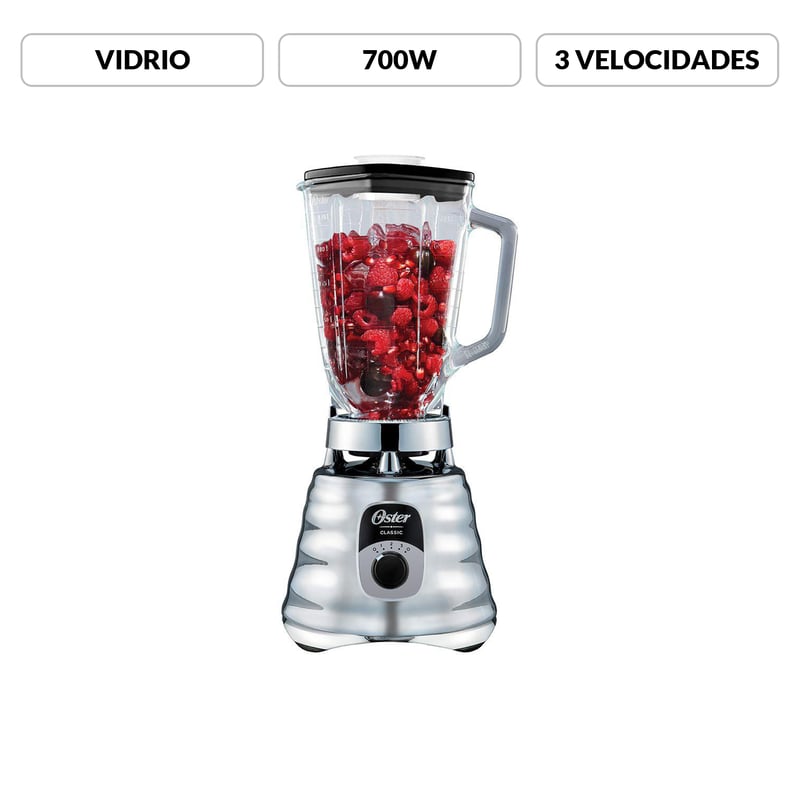 Licuadora Oster Beehive Clasica 3 Velocidades BLST4655053 Cromada
