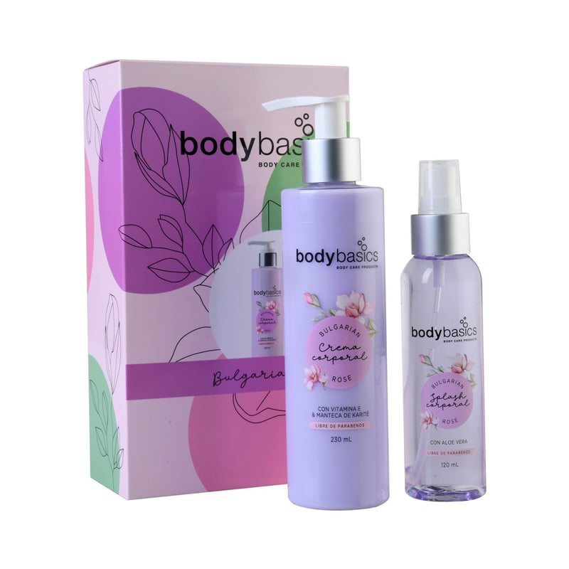 Set Crema Corporal 230ml Y Splash Corporal 120ml Aroma Bulgarian Rose ...