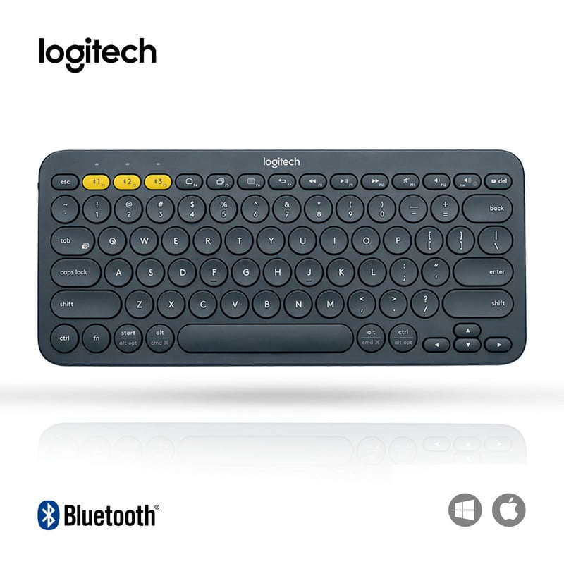 LOGITECH - Teclado Logitech K380 Bluetooth Multidispositivo ES Negro