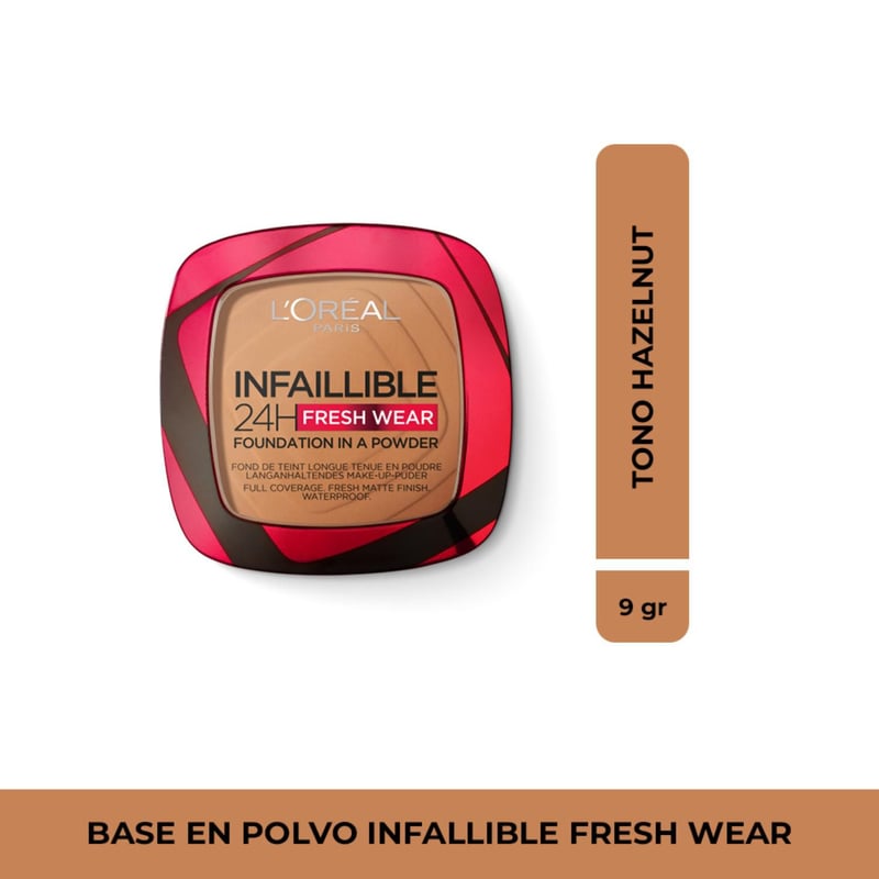 Polvos Compactos Infallible 24h Fresh Wear LOREAL PARIS | falabella.com