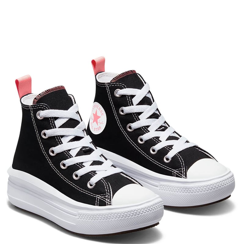 Zapatillas Urbanas Nino Chuck Taylor All Star Move Platform Hi Converse Negro