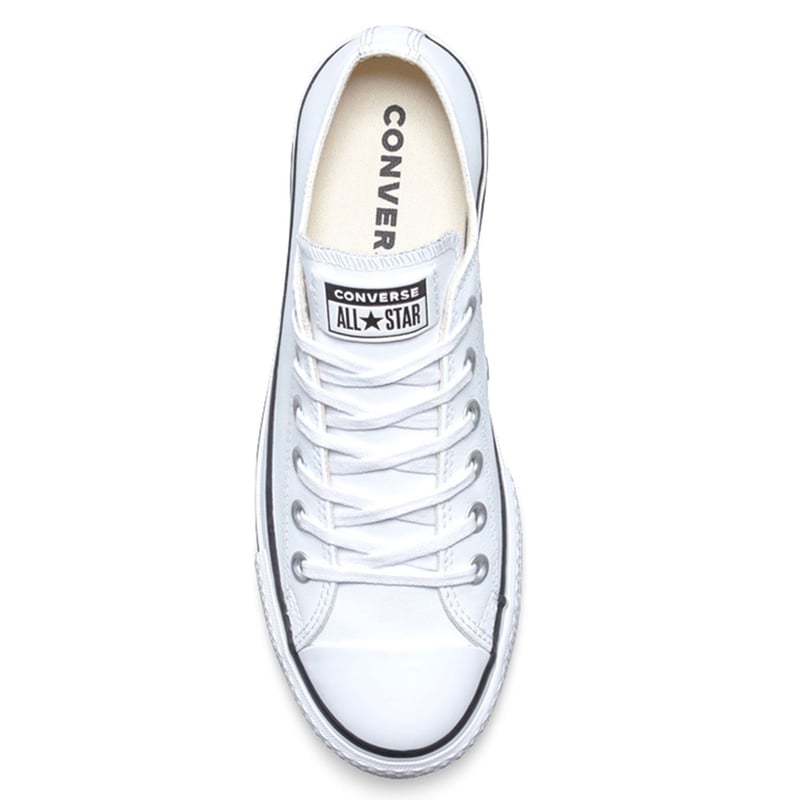 Zapatillas Urbanas Mujer Chuck Taylor All Star Platform Leather Ox Converse Blanco