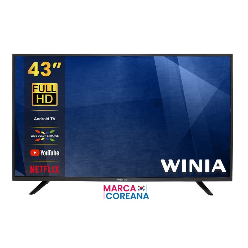 WINIA - LED Winia 43" Android L43B750BQS HD Smart TV