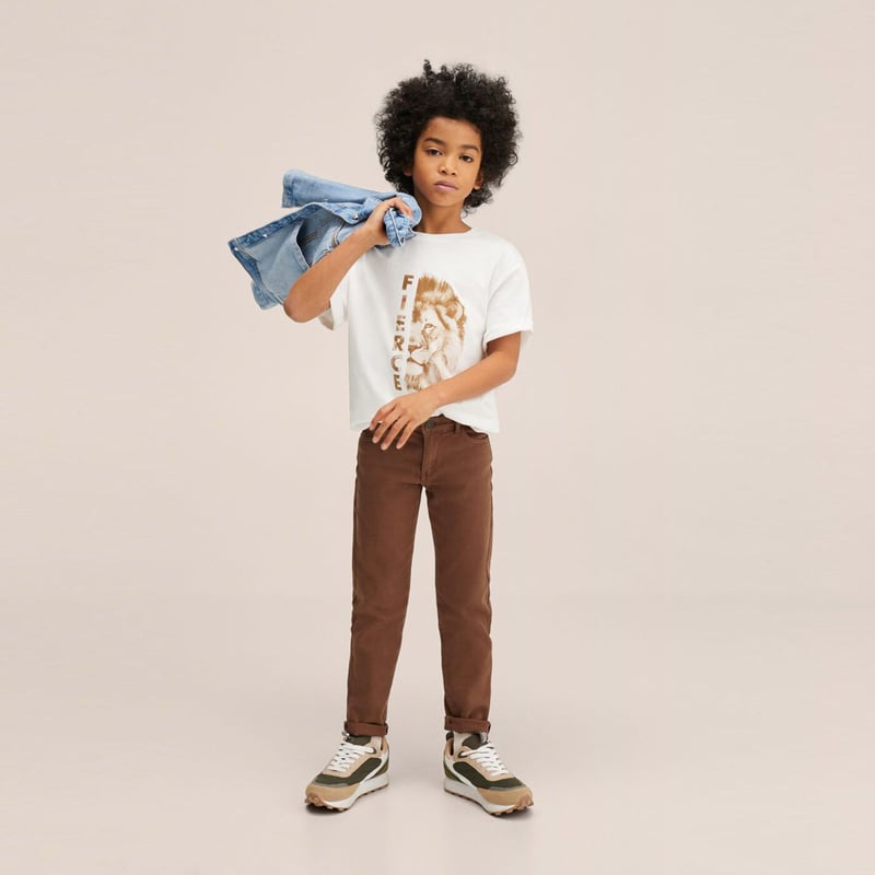 Pantalon Algodon Nino MANGO KIDS falabella