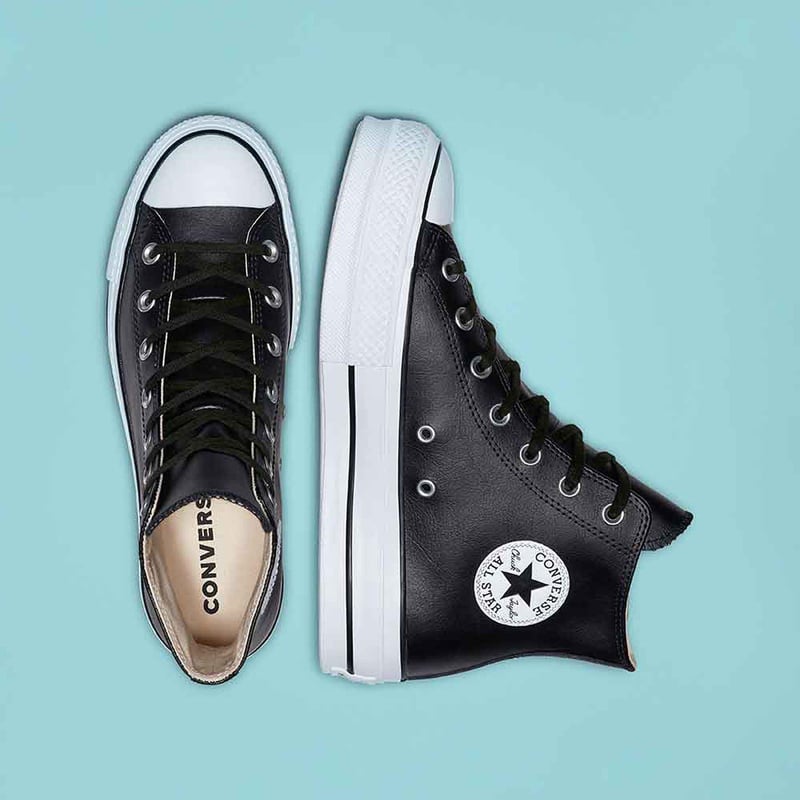 Zapatillas urbanas Mujer Converse Ct As Lift Leather Hi Negro CONVERSE falabella