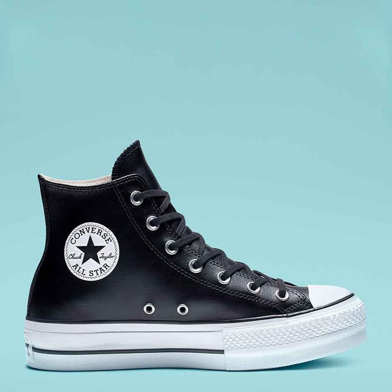 Zapatillas urbanas Mujer Converse Ct As Lift Leather Hi Negro CONVERSE falabella