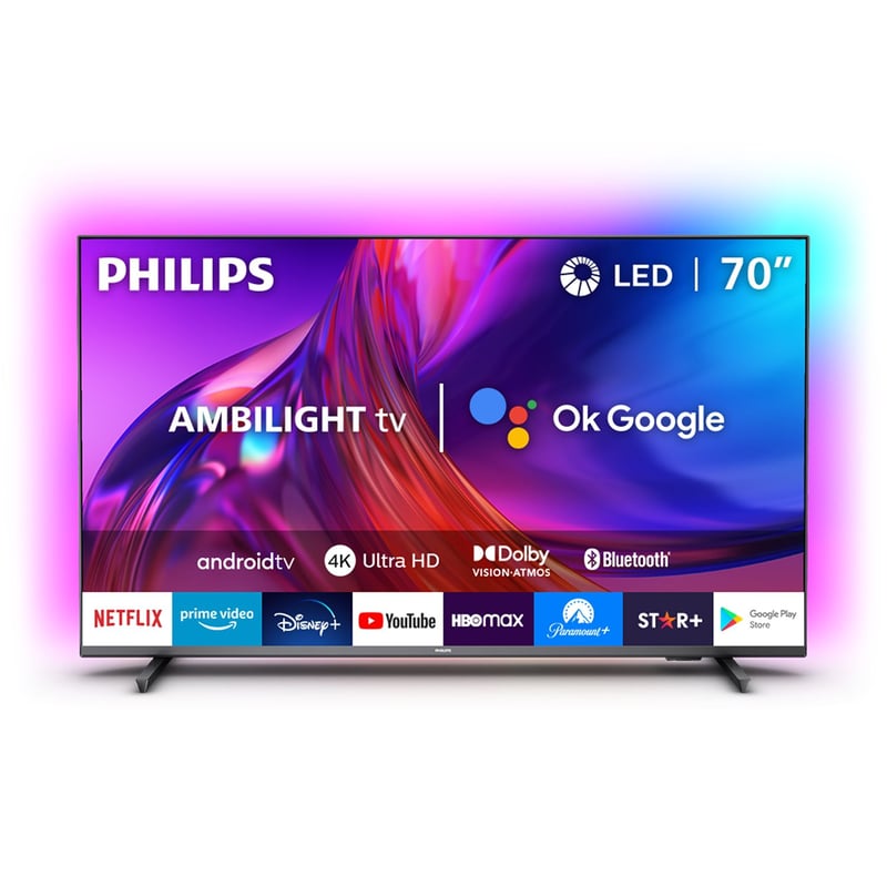 PHILIPS - Televisor 70" Android 4k Ultra Hd Smart Tv Ambilight 70pud7906