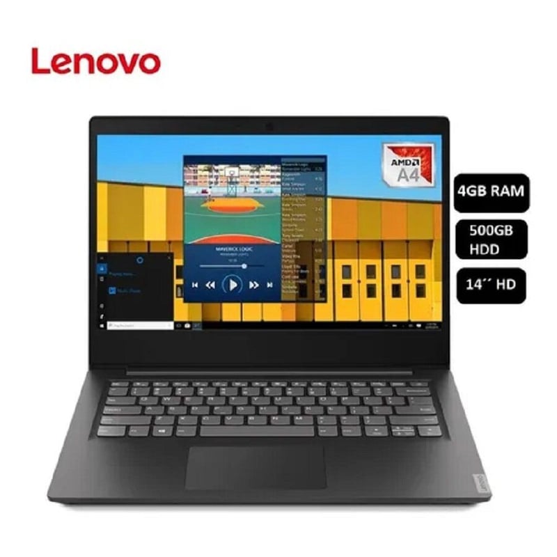 LENOVO - Laptop 14" HD AMD A4-9125 4GB 500GB Win 10 Home