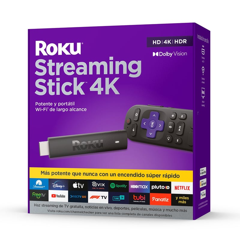 ROKU - Roku Streaming Stick 4K 3820MX 1GB