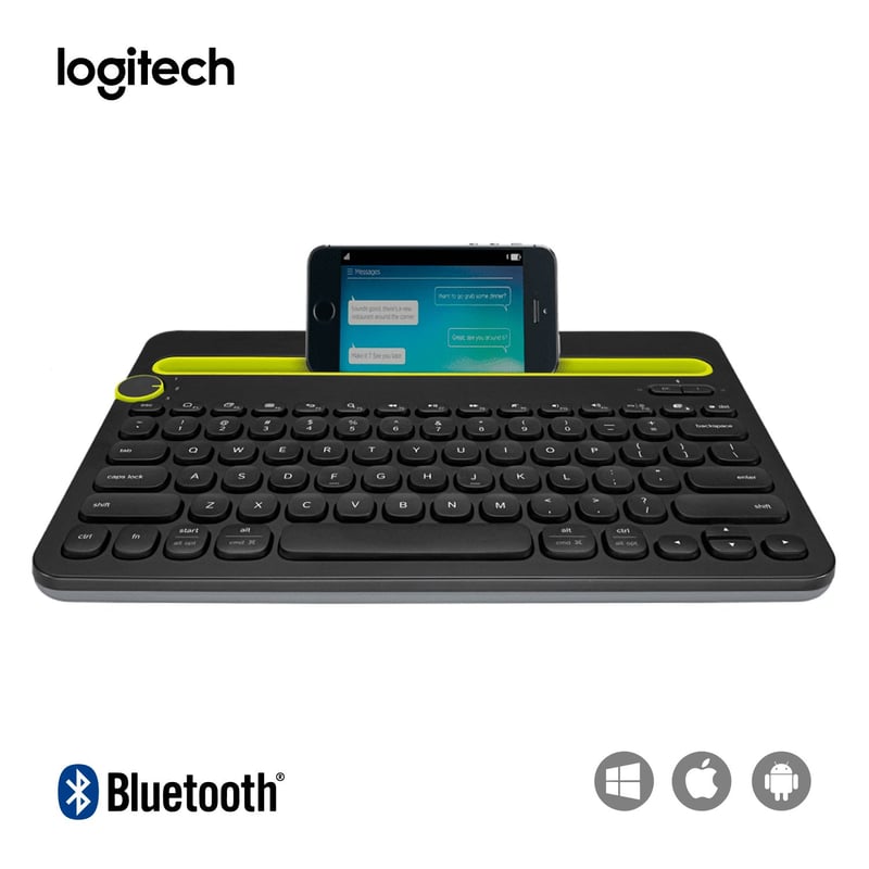 LOGITECH - Teclado Logitech K480 Bluetooth Multidispositivo Español Negro