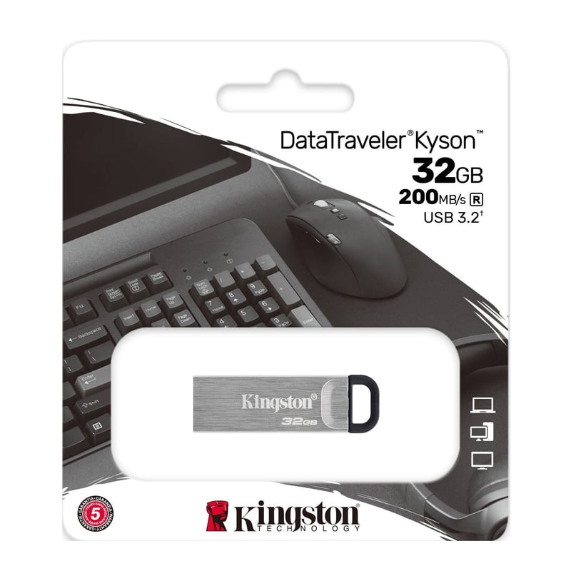 KINGSTON - Memoria USB 3.2 Kingston DTKN 32GB 200MB/s