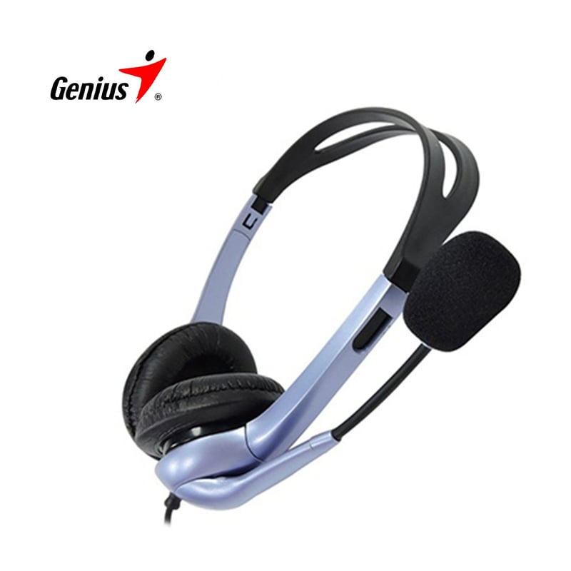 Audífonos Genius HS-04S Single Plug para Laptop con Micrófono Azul Para ...