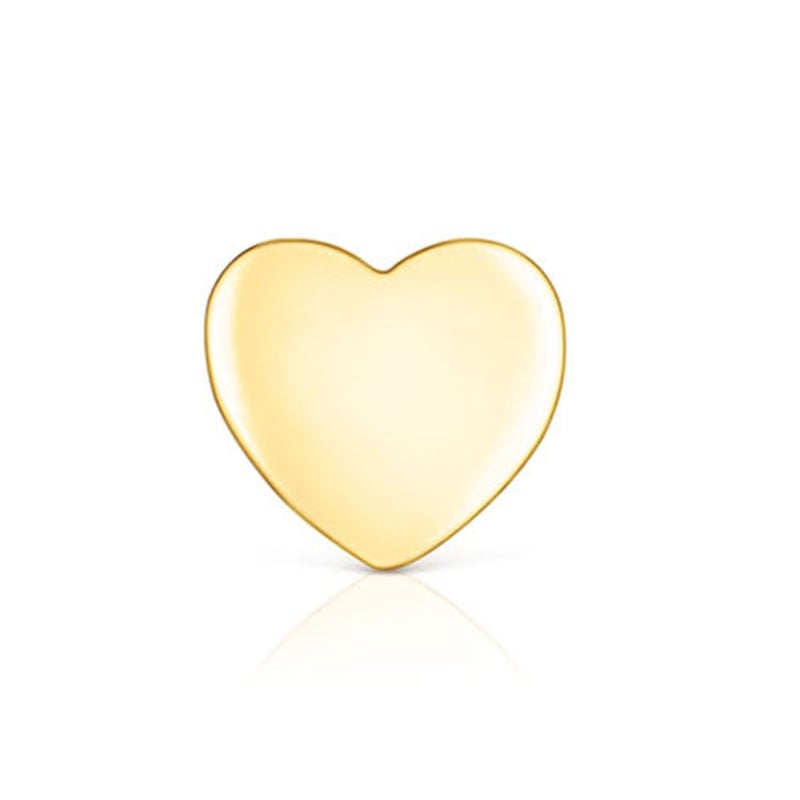 TOUS - Piercing de oreja de oro con corazón Tous