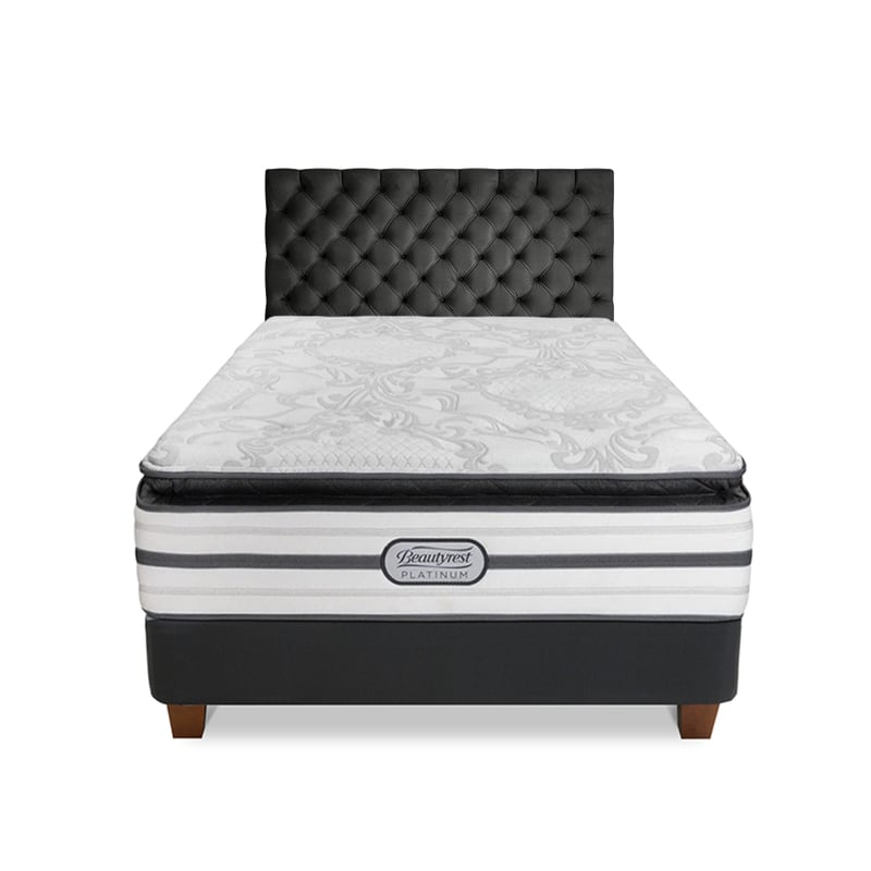 Dormitorio Platinum Lord Queen Plus 2 Almohadas BEAUTYREST SIMMONS falabella