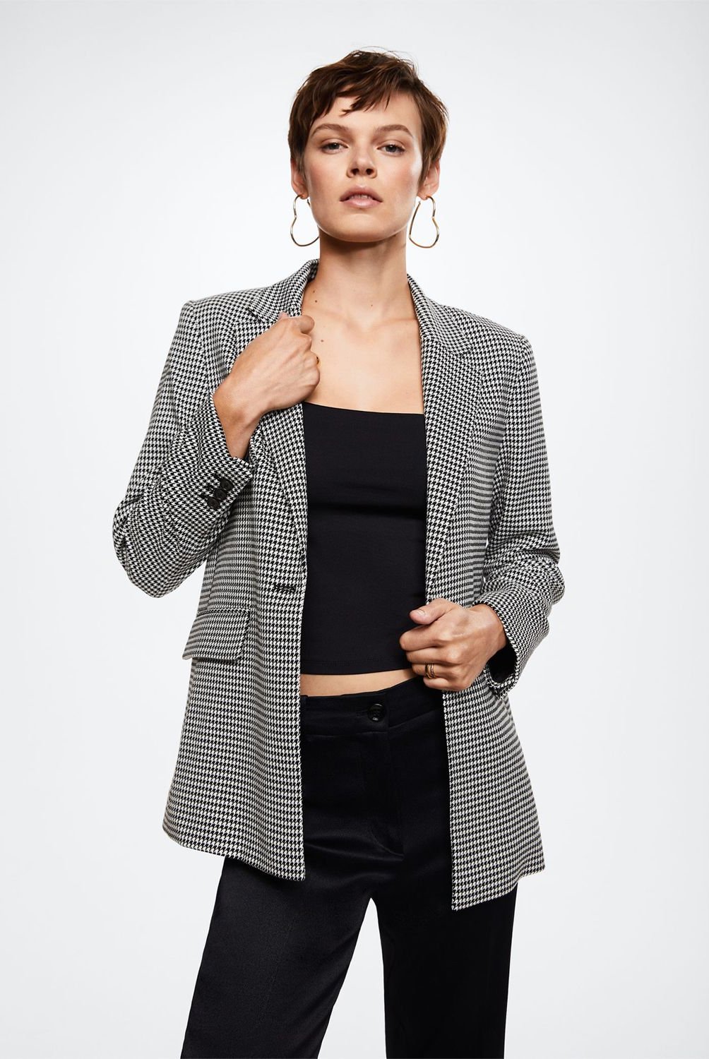 MANGO - Blazer Casual Mujer Mango