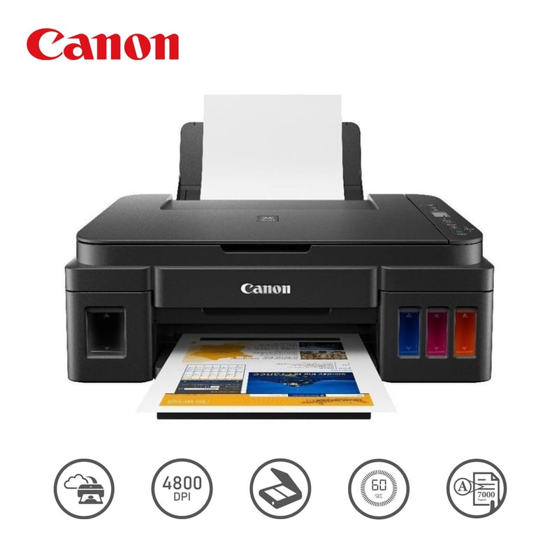 CANON - Impresora CANON Multifuncional G3110 con Wifi Imprime, copia y escanea