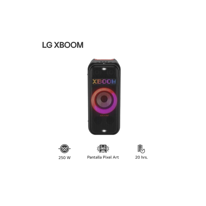 LG - Parlante LG XBOOM XL7S 250W Bluetooth IPX4 Pixel Art