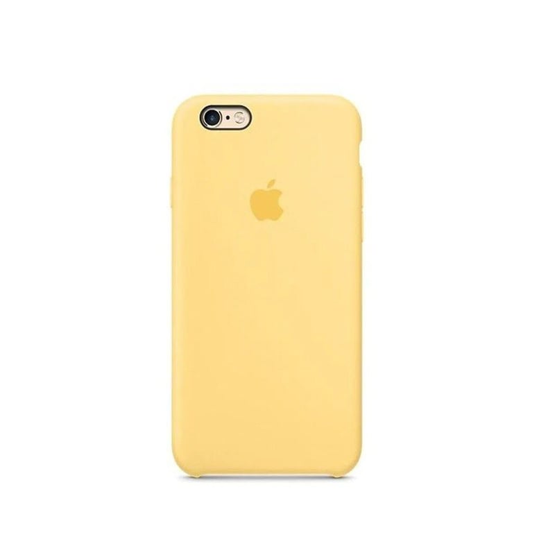 GENERICO - Silicone Case Para iPhone 7/8 Plus Amarillo