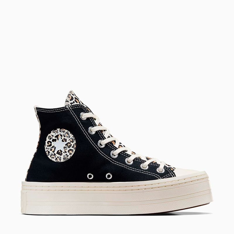 CONVERSE - Zapatillas Urbanas Mujer Chuck Taylor All Star Modern Lift Platform Leopard Love Converse