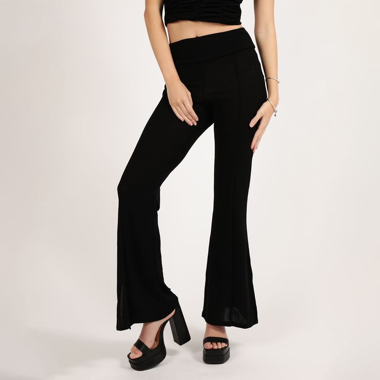 Pantalón flare mostaza Liora