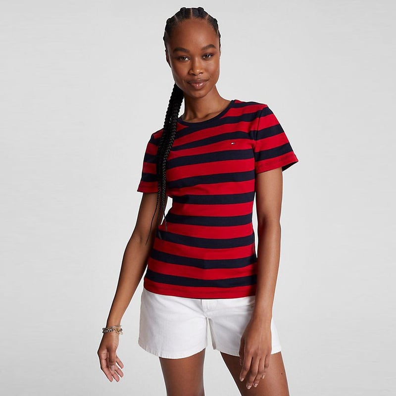 Camiseta manga corta tommy hilfiger mujer hotsell