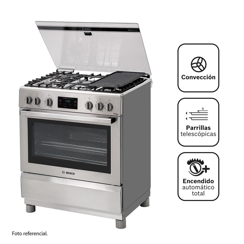 BOSCH - Cocina A Gas Bosch Pro 567 Max