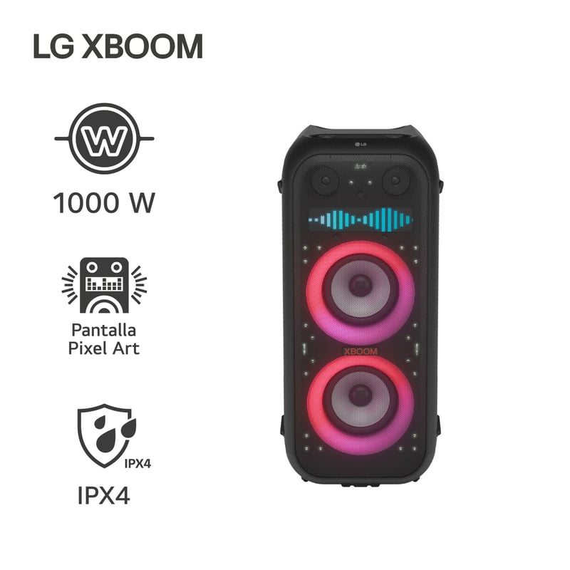 LG - Parlante LG XBOOM XL9T 1000W Bluetooth IPX4 Pixel Art